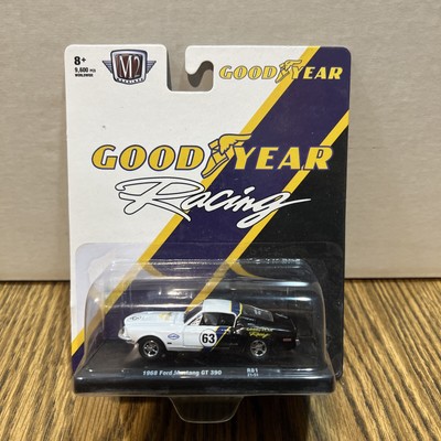 M2 Machines 1968 Ford Mustang GT 390 Goodyear Racing R81 Auto Drives. 9600 PCS
