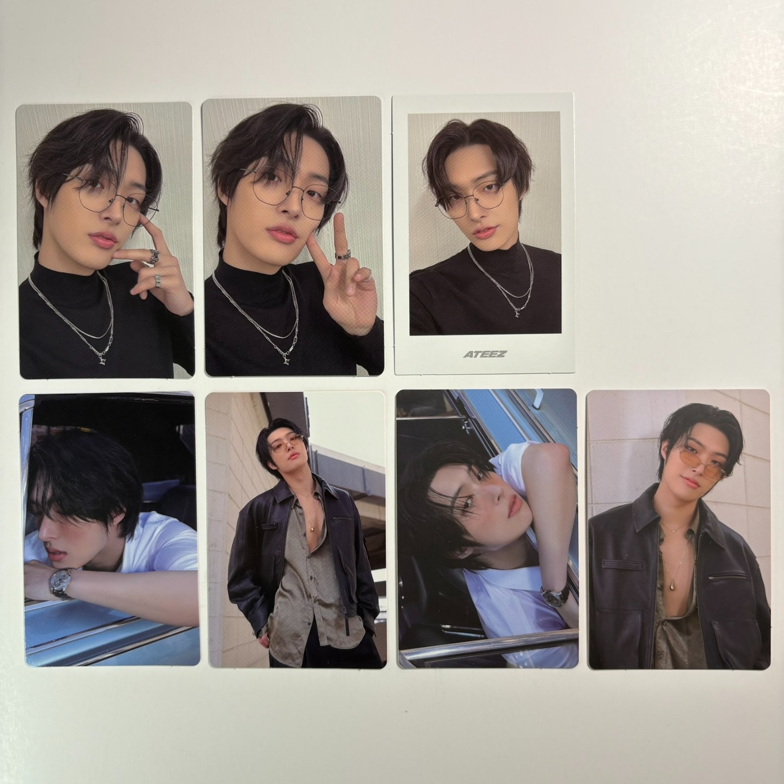 ミンギ MINGI ATEEZ 制服 polaroid チェキ ポラロイド Mingi Biased
