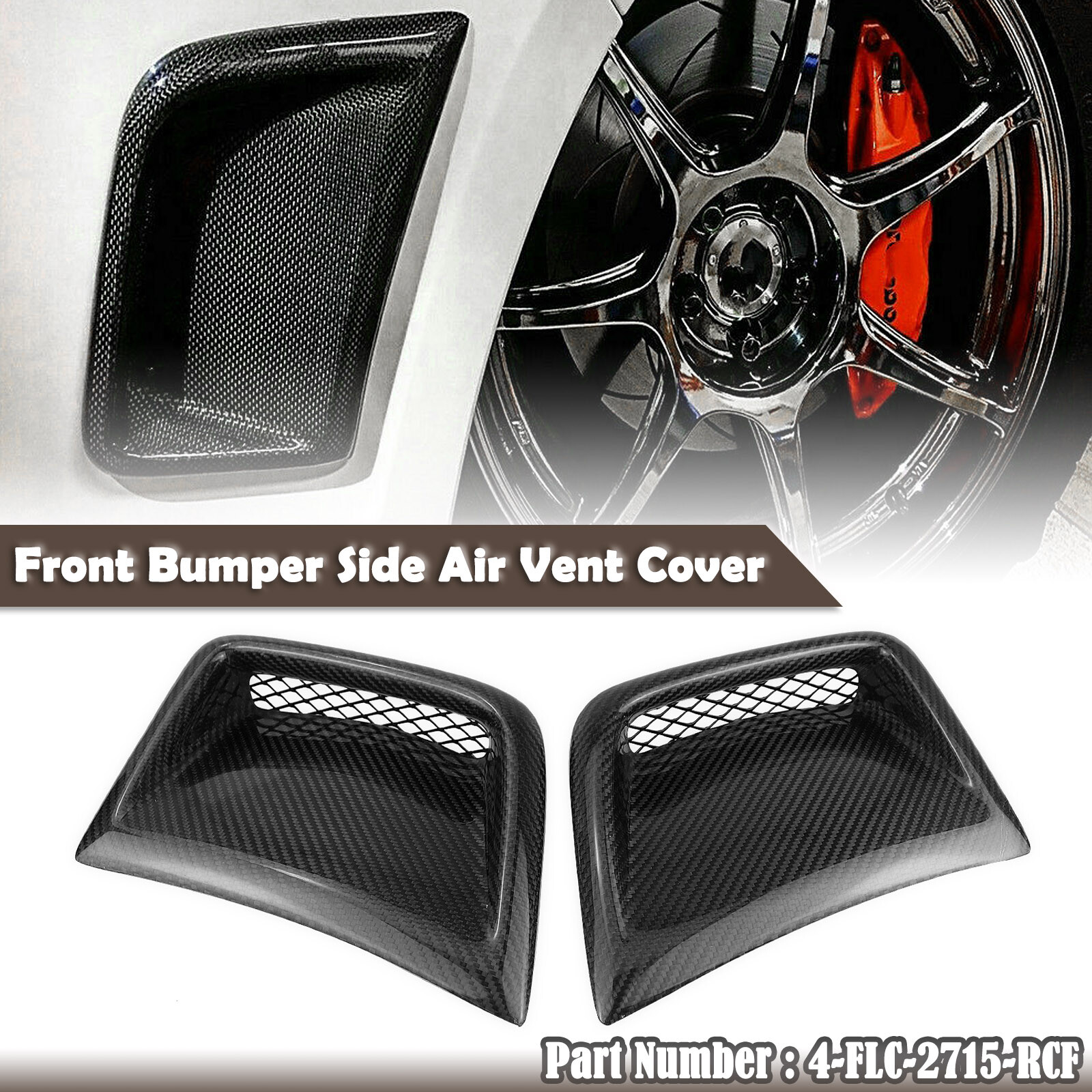 Car Front Side Bumper Air Duct Vent For Subaru STI WRX GRB Wagon 2008-2014 2013