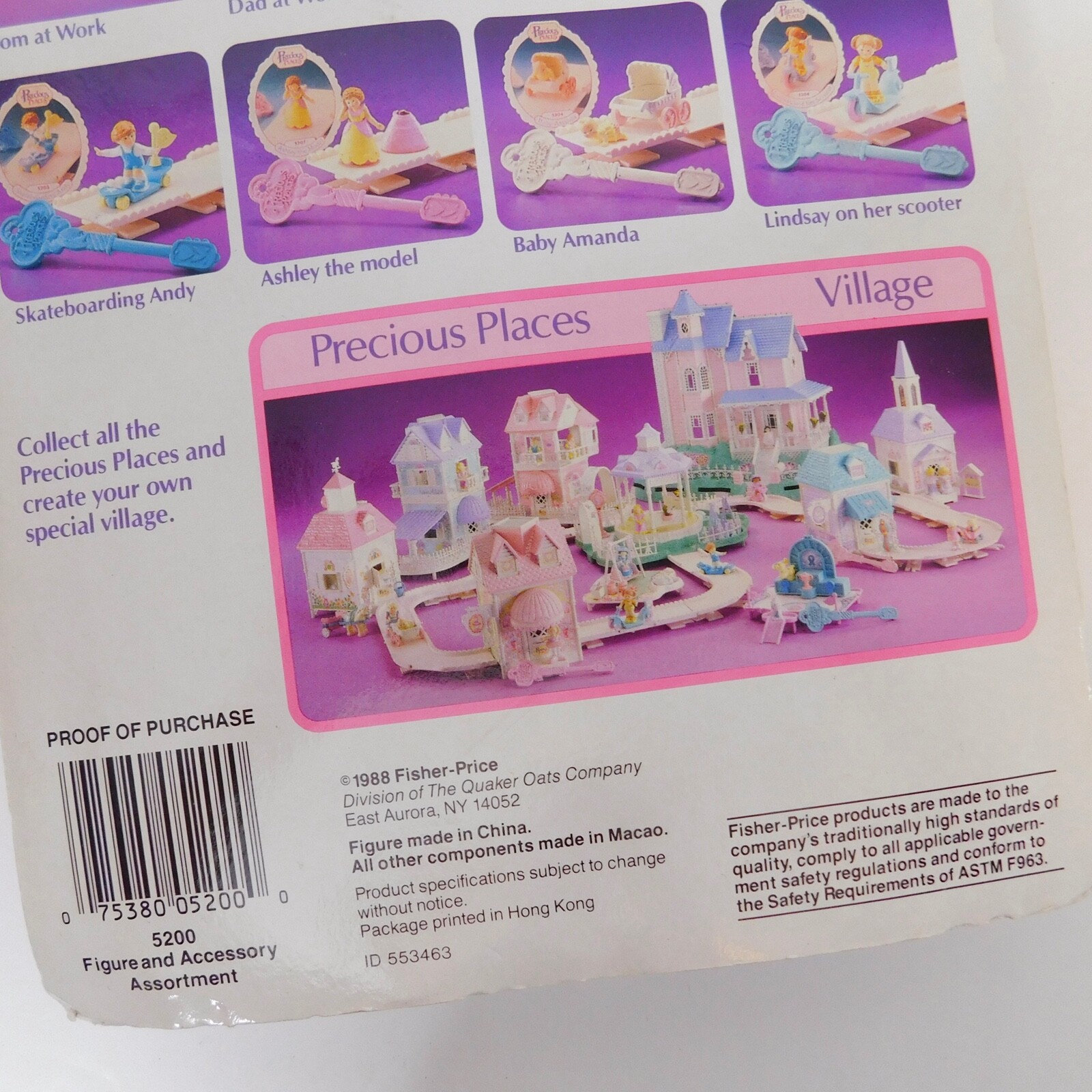 NEW in Package!! Vintage PRECIOUS PLACES Friend Dad at Work Fisher Price FP 1988