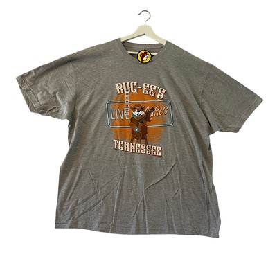 NEW Bucee s 3X shirt Tennessee gray orange beaver guitar short sleeve tee
