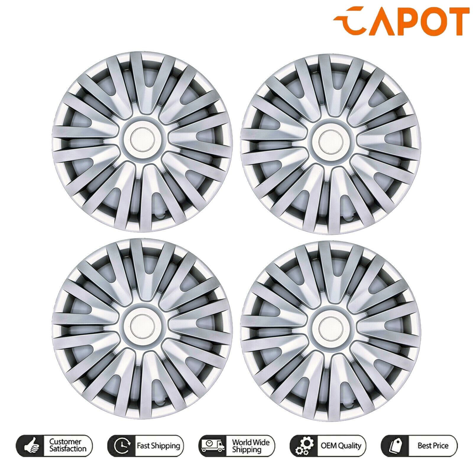 4X mozzo ruota per VW Volkswagen Golf MK6 Caddy 15 pollici 5K0601147F