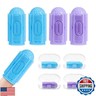 NFSVLB Finger Tooth Brushing Baby Toothbrush 4 Pcs with 4 Travel Storage Case,Food Grade Silicone Baby Finger Toothbrush,Soft Infant Toothbrushes for Toddlers 6-36,Infant Oral Cleaner,Gum Brush