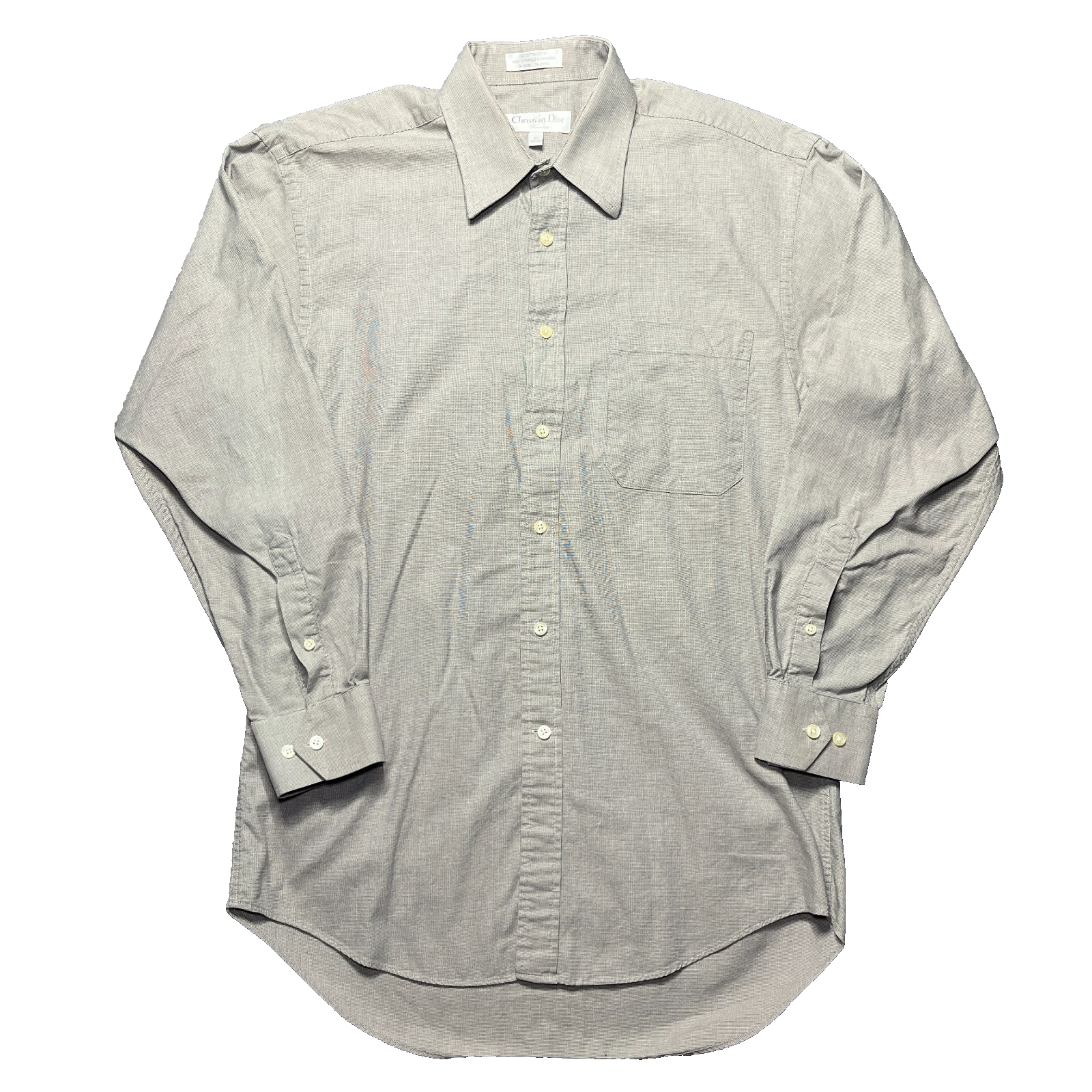 Christian Dior クリスチャンディオールCHEMISES シャツ Christian Dior Chemises Vintage Button Down Shirt Men's 16.5