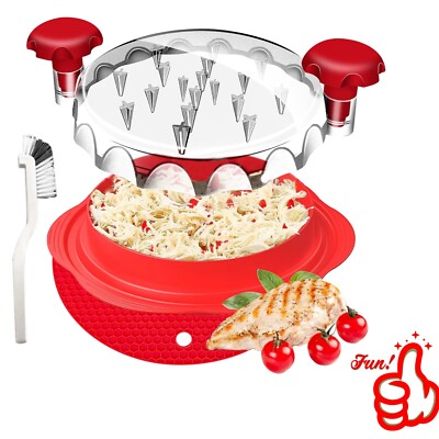 Upgraded Chicken Shredder Large Chicken Breast Shredder Tool Twist BPA Free