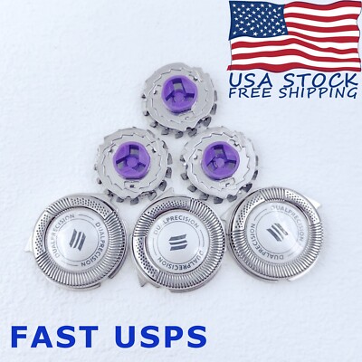 3x New Upgraded HQ8 HQ64 HQ9 HQ177 Replacement Heads for Philips Norelco Shavers
