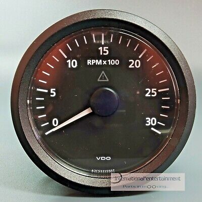 VDO VIEWLINE ELEKTRONISCHER DREHZAHLMESSER 3000UPM 85MM TACHOMETER 12 24V