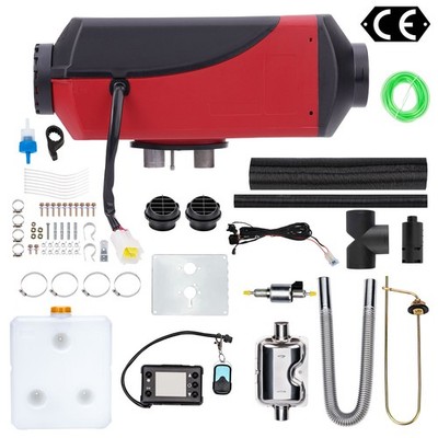 Diesel Heater 5kw 12v LCD Remote Control LCD tank Thermostat Caravan Motorhome