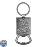 Rico Industries NFL Football Las Vegas Raiders Pewter Style Bottle Opener Keychain