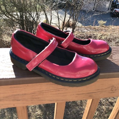 red doc marten mary janes