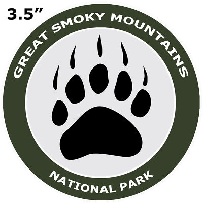 Great Smoky Mountains Park Bear - Car Truck Window Bumper Graphics Sticker Decal