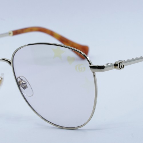 Pre-owned Gucci Gg1419s 004 Gold/transparent Photochromatic 6061-15-145 Sunglasses ... In Brown