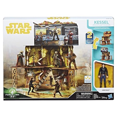 Hasbro Star Wars Force Link 2.0 Kessel Mine Escape + Han Solo *New Damaged Box*