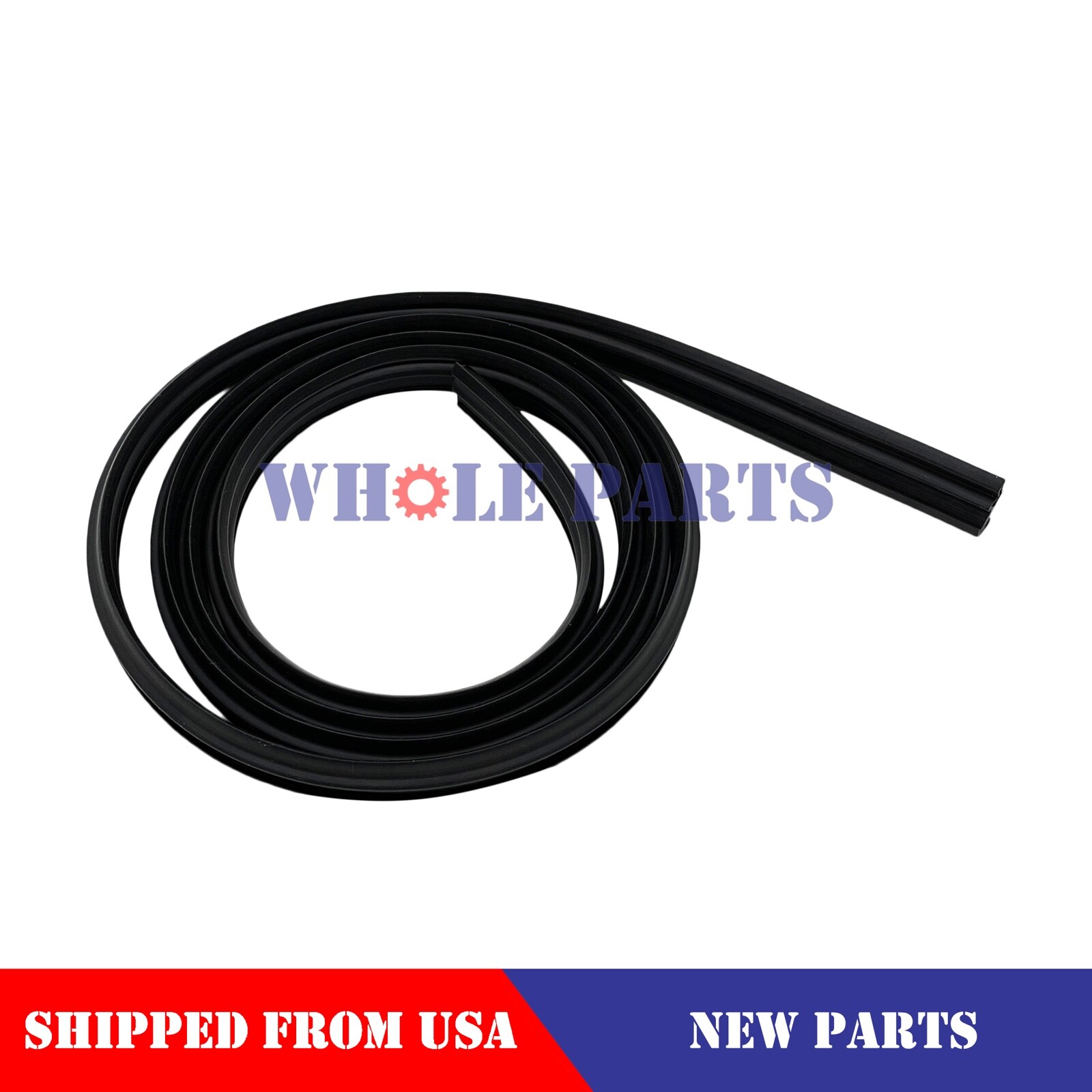 New W11196317 Dishwasher Door Gasket Seal (Black) for Whirlpool