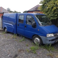 FIAT DUCATO 18 JTD DOUBLE CAB BOX VAN NON RUNNER @ MCD CARS