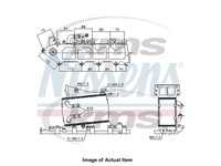 NISSENS INTERCOOLER 96558