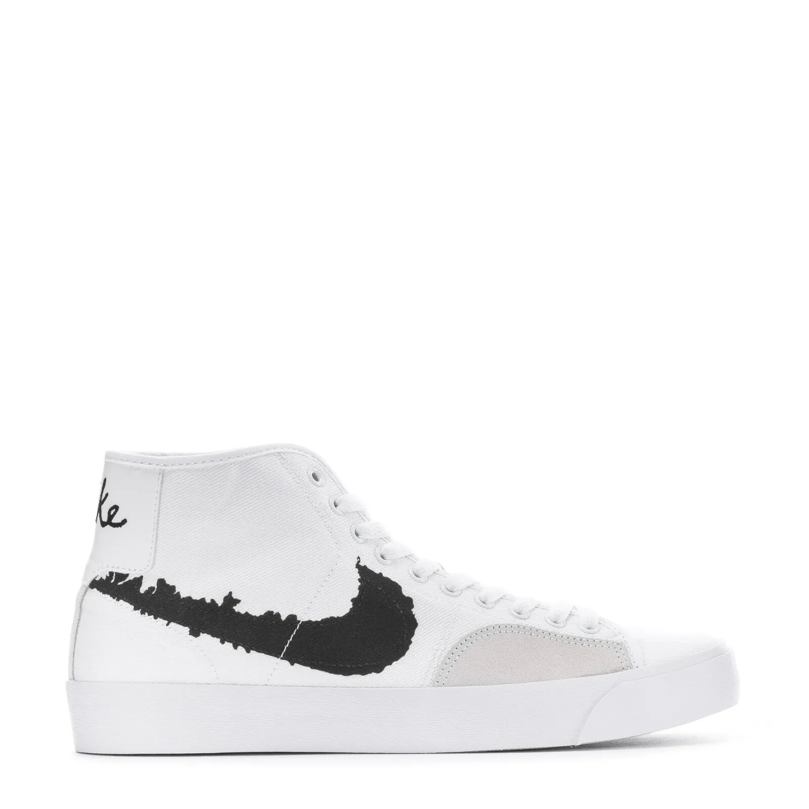 

Мужские кроссовки NIKE SB Blazer BLZR COURT MID PREMIUM DM8553 100 White Black, Белый, Nike Sb Blazer