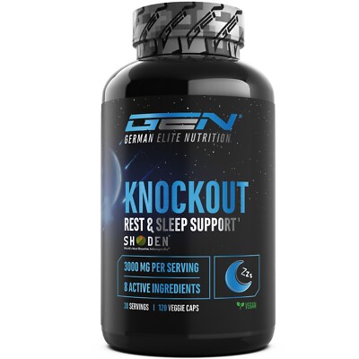 Knockout - Sleep & Recover Support, 120 Kapseln Vegan & Hochdosiert