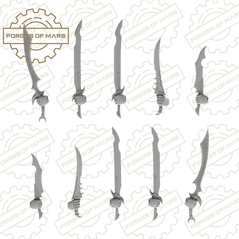 Chaos Gladiators - Lust - Profligates Blades (X5r+5l)