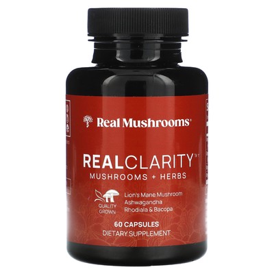 RealClarity, Грибы + травы, 60 капсул