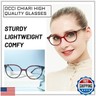 OCCI CHIARI Red Reading Glasses 1.0 Round Readers for Women(1.0 1.25 1.5 1.75 2.0 2.25 2.5 2.75 3.0 3.5 4.0 5.0 6.0)