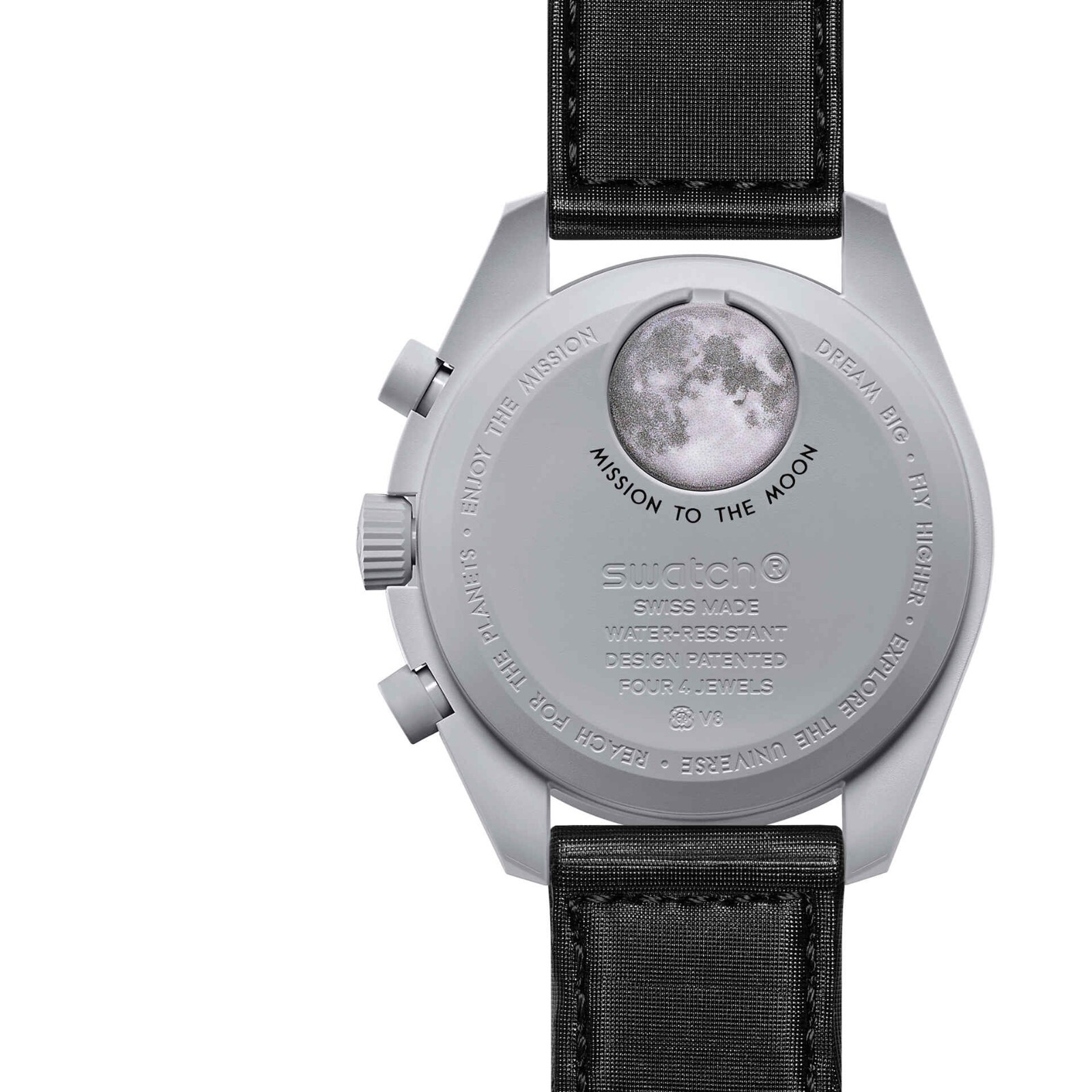 Pre-owned Omega X Swatch Brand | Swatch X Omega Bioceramic Moonswatch: Mission To Moon (so33m100)
