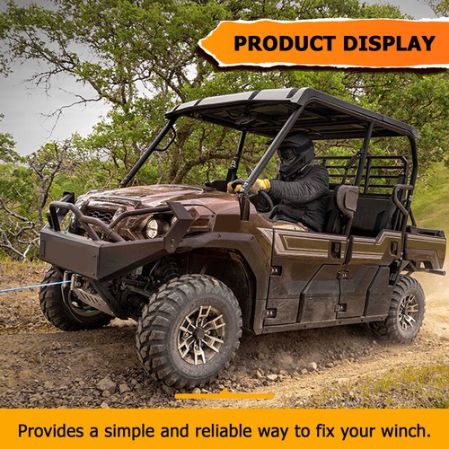 Winch Mounting Plate For 2015-2024 Kawasaki Mule PRO FXT DXT FX DX FXR