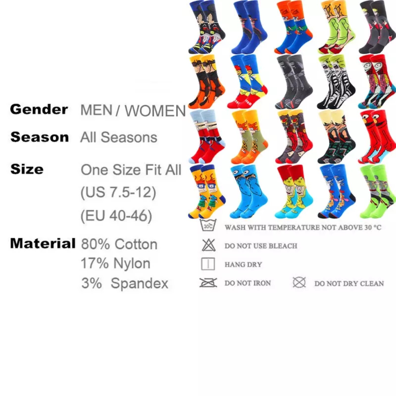 Star Wars R2D2 Premium Cartoon Socks For Men & Women One Size Fit All