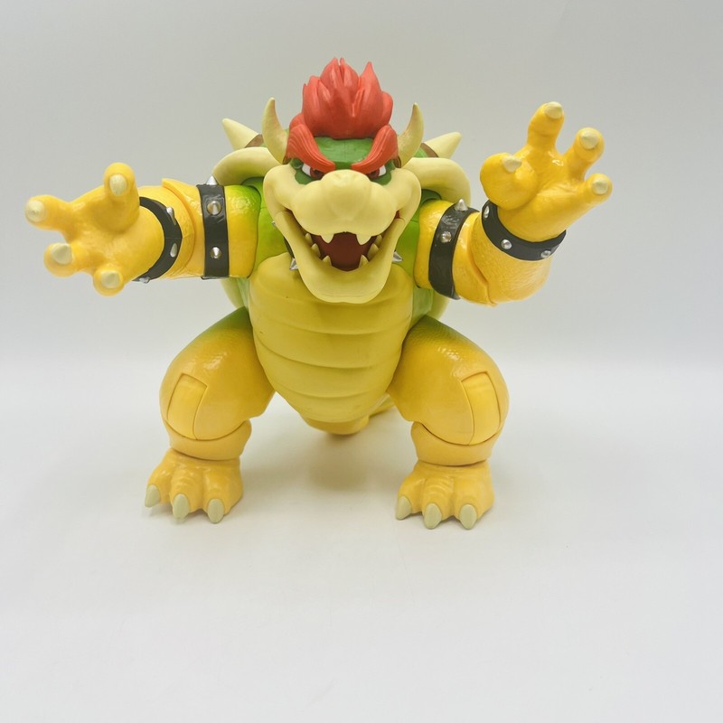 Super Mario Bros Movie Bowser Fire Breathing 7"  Jakks