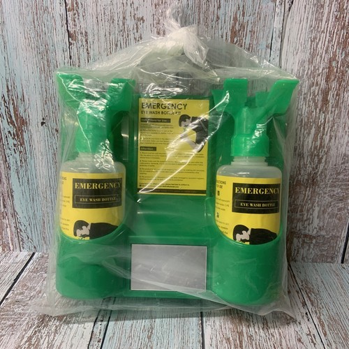 2 Pack Eye Wash Emergency Eyewash Station Portable Double