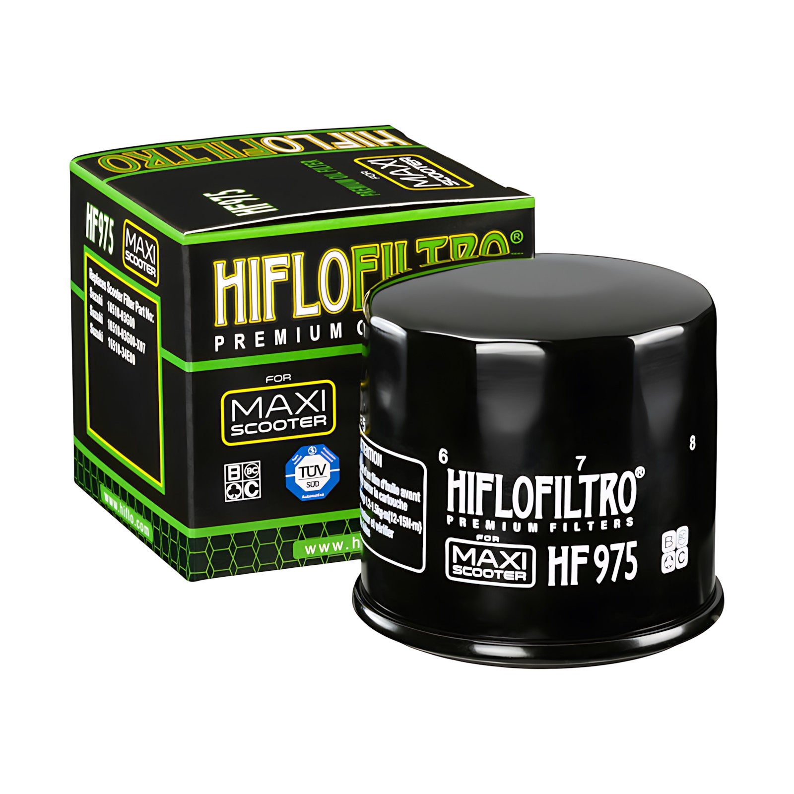 1x HIFLO Premium Ölfilter HF975 Scooter