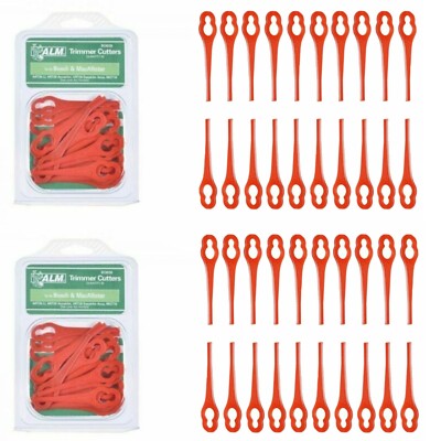Pa6 Blades Florabest Lidl Frta Einhell Plastic Trimmer Pack Of 40 Bq026 esd