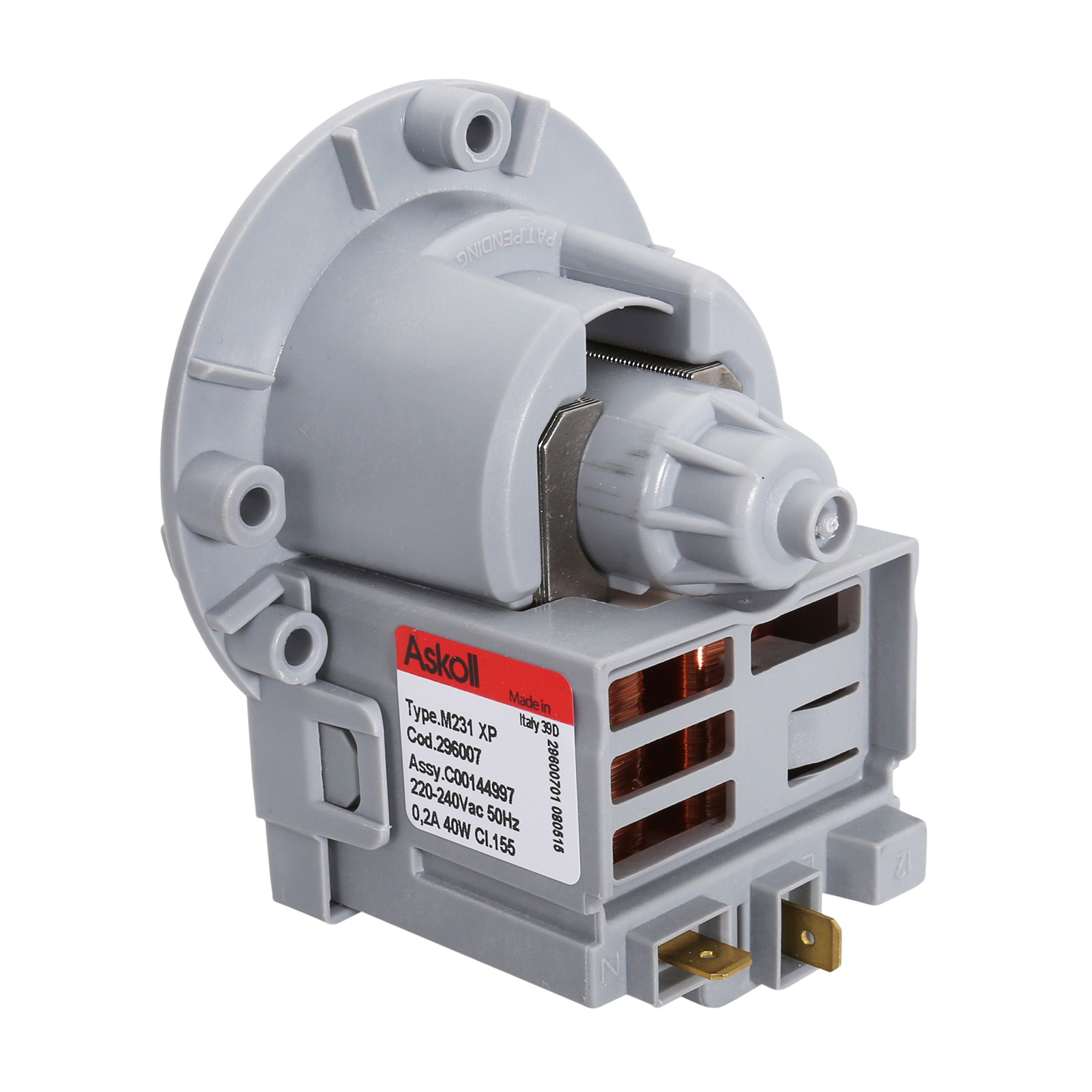 Genuine Hotpoint Washing Machine M224 M321XP Askoll Drain Pump Motor