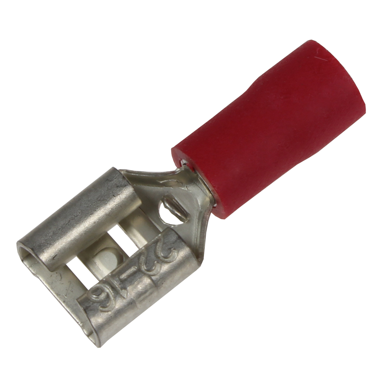 Blue Red 6.3mm Female Spade Connector Crimp Terminal Packs 10, 20, 50