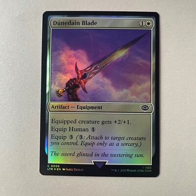 Magic the Gathering LoTR #6 Dunedain Blade Foil