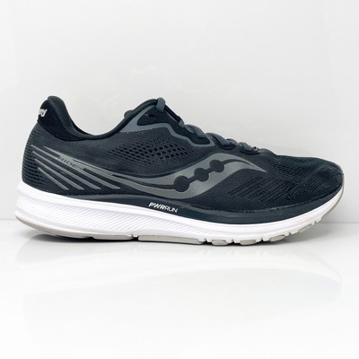 

Мужские кроссовки Saucony Ride 14 S20650-45, черные кроссовки, размер 9, Черный, Ride 14