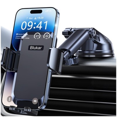 Handyhalterung Auto Armaturenbrett Frontscheibe Saugnapf Extra Stark 360° Blukar