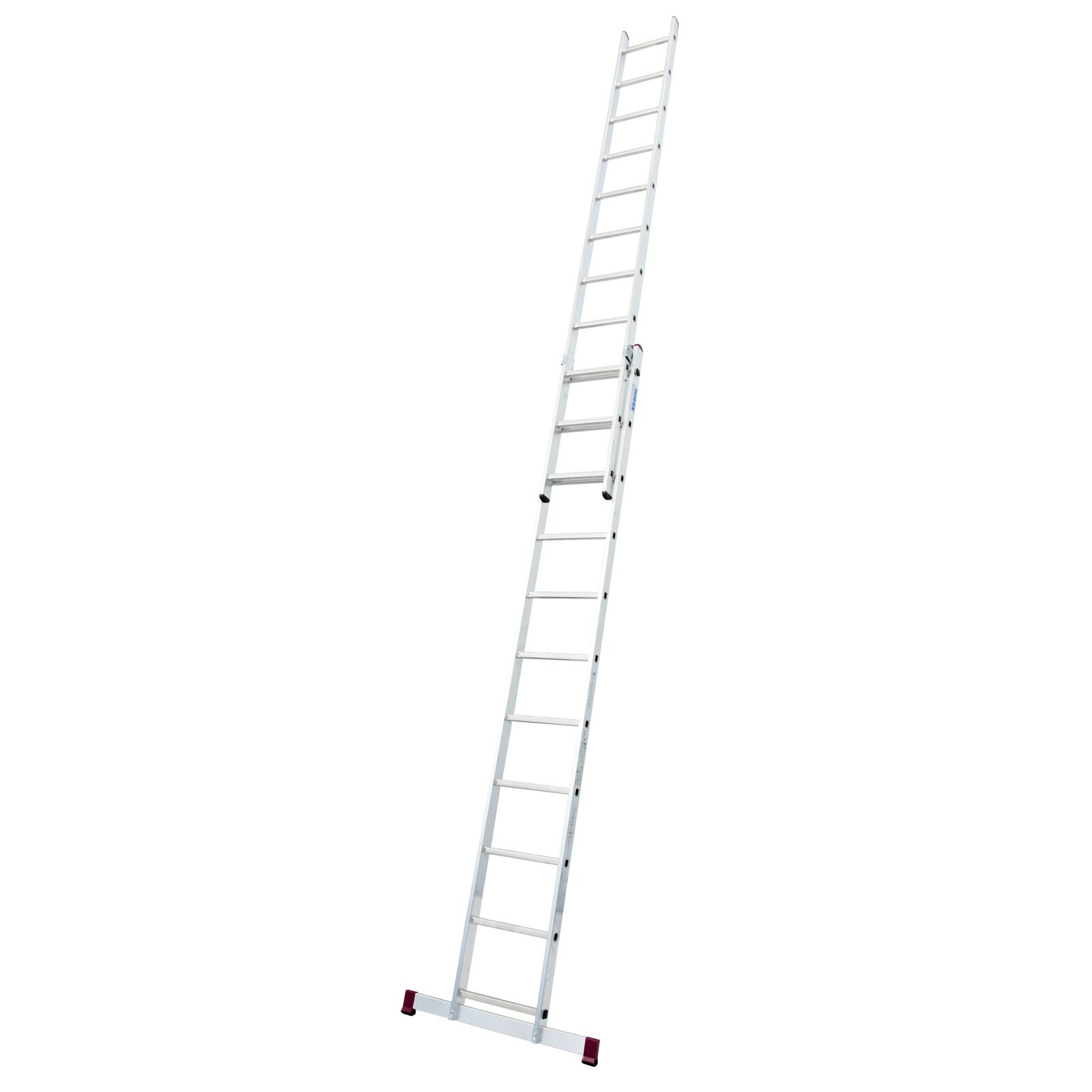Krause Corda Alu Schiebeleiter Anlegeleiter 2 x 11 Tritte 5,3m 2-teilig Leiter