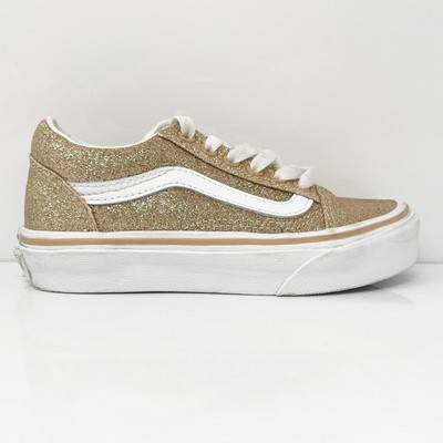 

Vans Girls Off The Wall 508731 Золотые повседневные кроссовки, размер 12, Золотой, Off The Wall