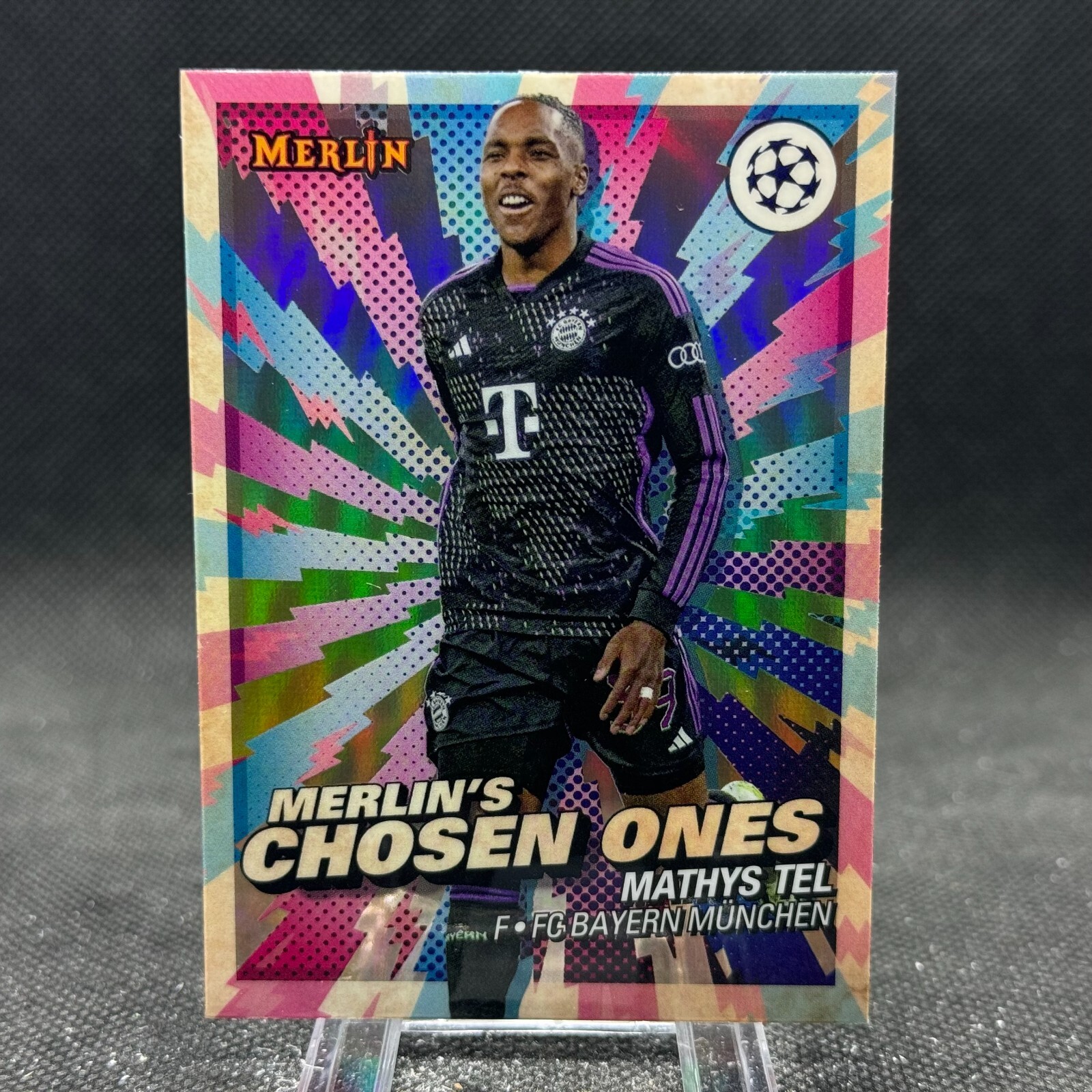 Topps Mathys Tel 49枚限定 カード Mathys Tel 2023-24 Topps UEFA Merlin Chosen Ones Bayern