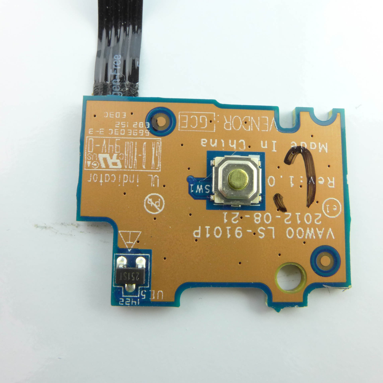 ORIGINAL DELL Latitude 3540 Power Button Board  Taste ✅