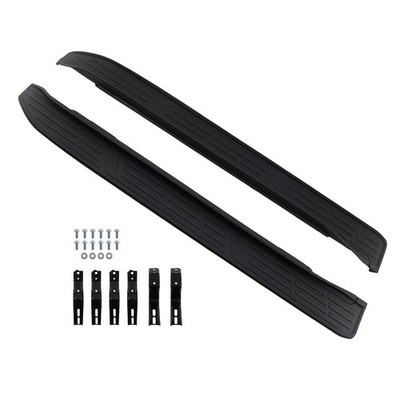 Side Steps Pair for Toyota Prado J150 2017-2023 Black Running Board Non-Slip