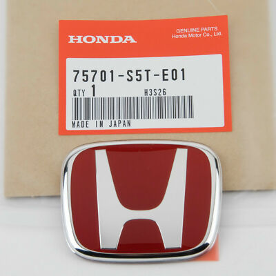 GENUINE STYLE REAR RED 75701S5TE01 EMBLEM CIVIC SI HATCH TYPE R EP3 2002-2005