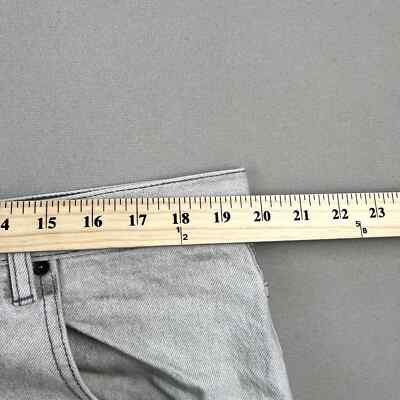 Vintage LA Gate Jeans Mens 40 Gray Denim Baggy Fit Straight Leg Hip Hop Skater