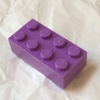 LEGO Brick 4 x 2 x 2 Building Brick 40 Pcs Red, Blue, Pink, Purple, Green. L-143