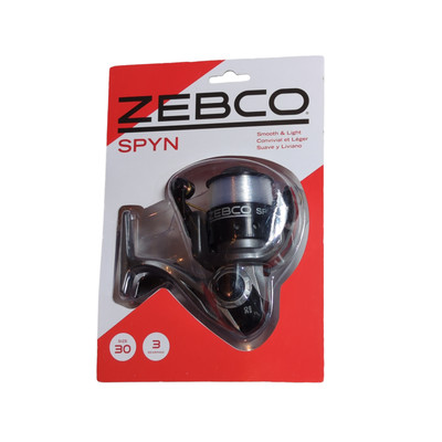 New, Open Box Zebco Spyn Size 30 Smooth Fishing Spinning Reel 3 Bearings 5.3:1