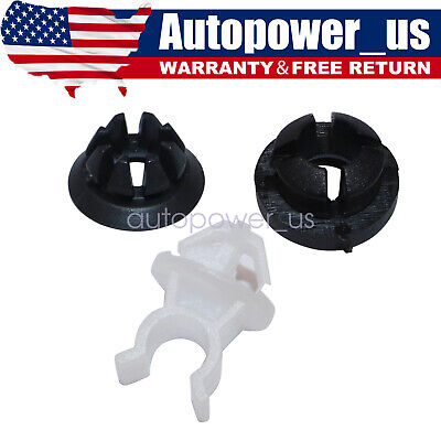 3 Pcs Car Hood Support Prop Rod Holder Clip Fit For Honda Accord Odyssey Prelude