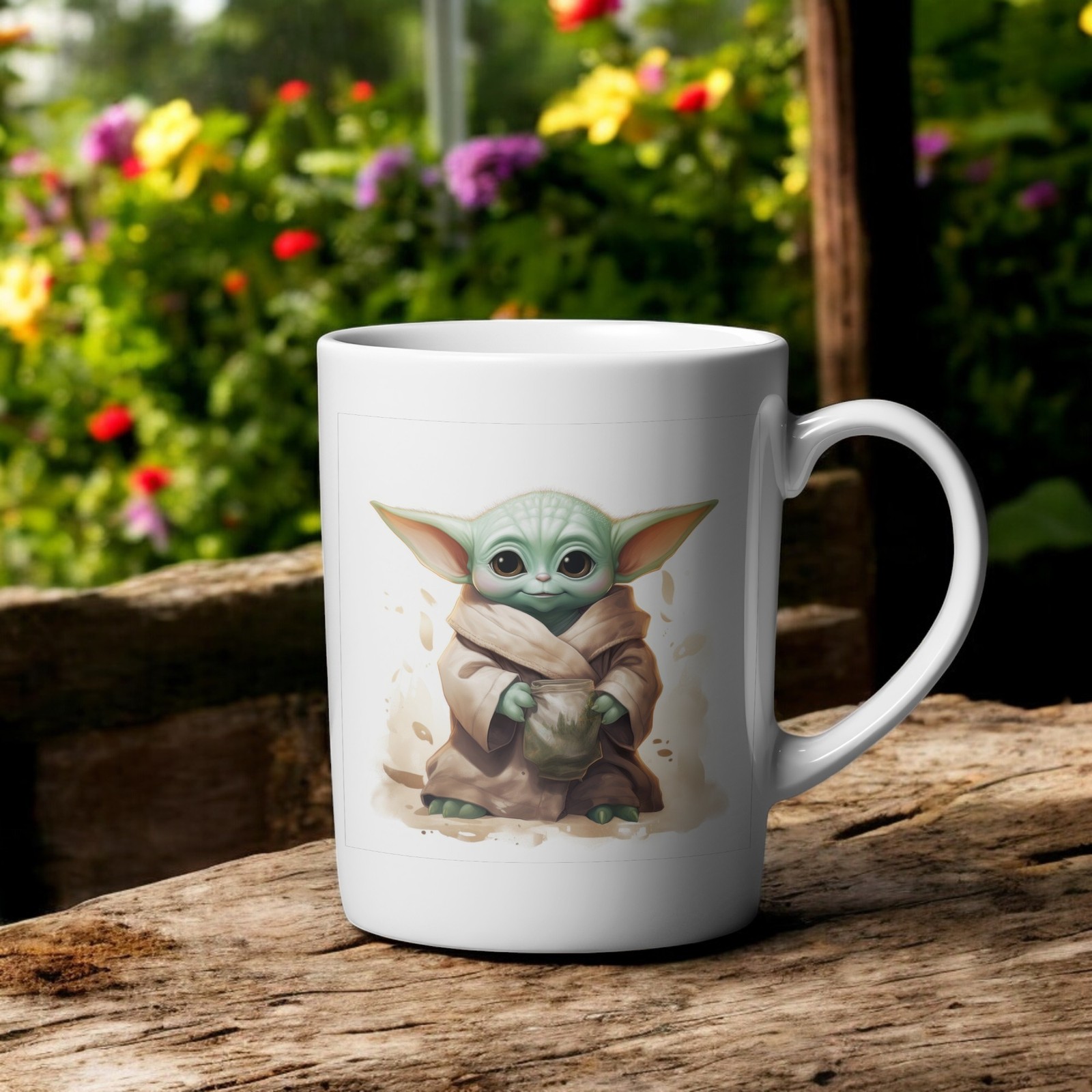 Baby Alien Mug - Ceramic Coffee Cup Cute Sci-Fi Gift Novelty Drinkware
