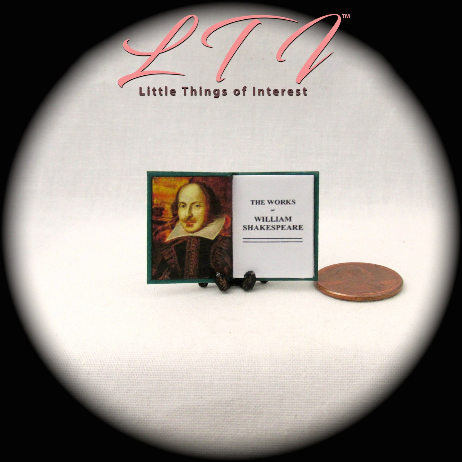 SHAKESPEARE 1:12 Scale Miniature Readable Illustrated Book
