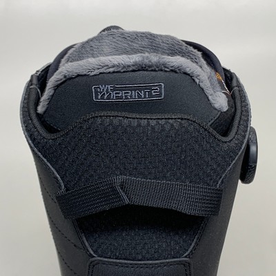 Pre-owned Burton Ruler Wide Boa All Mountain Snowboard Boot Black Grey Sz M 11 21426100001